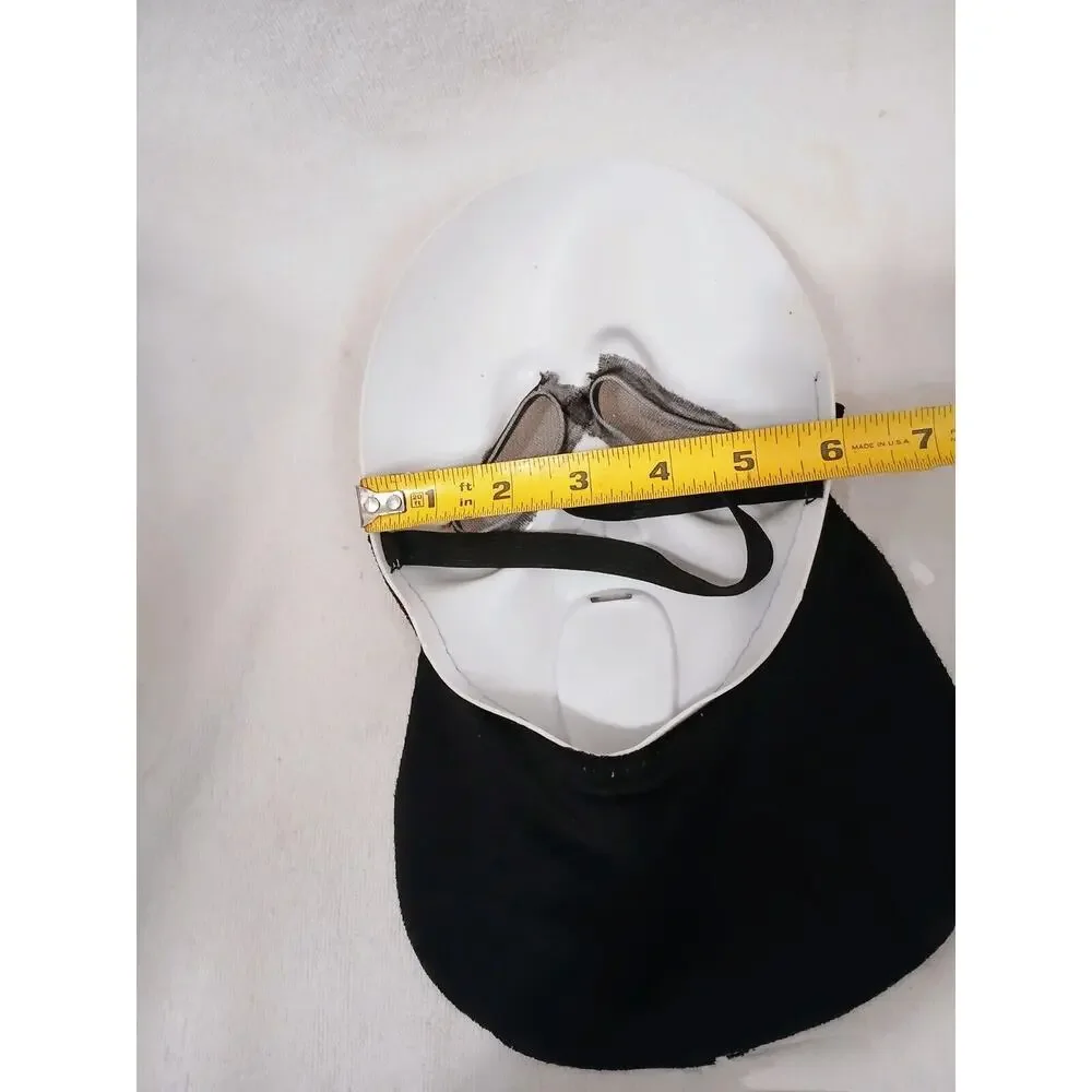 90s Easter Unlimited Inc‎ HN Ghostface Mask wo shroud Flexible Vintage Halloween